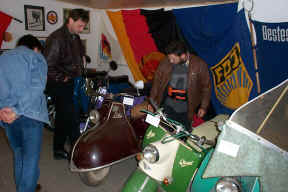 immer wieder bestaunt im Museum sind die IWL-Roller