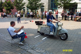 Mario bei der Bremspr�fung