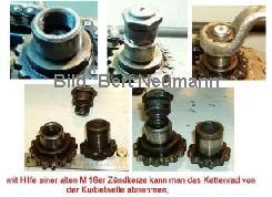 Abzieher f�r Kettenritzel