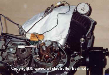   Z�ndung einstellen an einem Berlin - Motor  