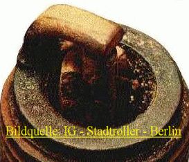 Bruch der Isolatorspitze