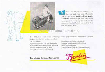 Prospekt SR59 Berlin von 1959