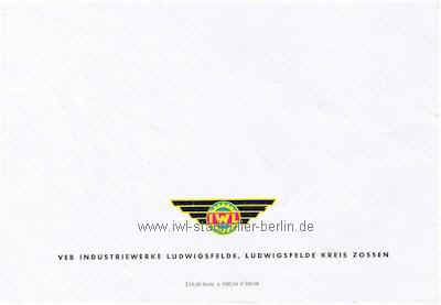 Prospekt SR59 Berlin von 1959