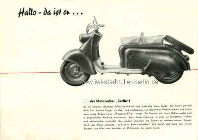 Prospekt SR59 Berlin von 1961