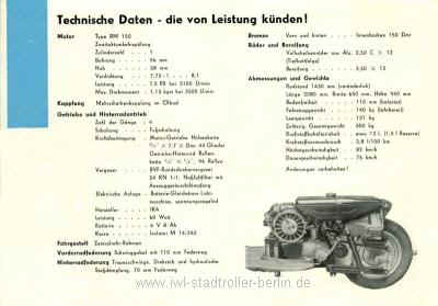 Prospekt SR59 Berlin von 1961