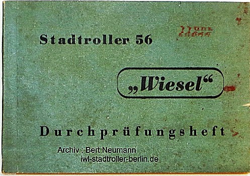 Deckblatt des Durchsichtenheftes