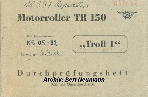 Durchpr�fungsheft- Troll 1