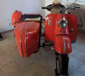 Berlin mit Seitenwagen im Museum Ludwigsfelde