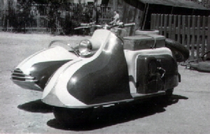 Pitty mit Seitenwagen