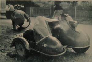 Pitty mit Seitenwagen