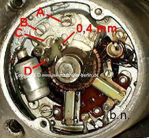 Unterbtecher einstellen