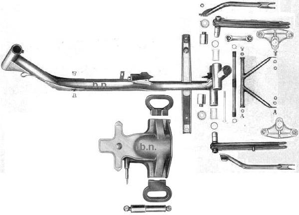 Rahmen, Hinterradschwinge, Haubentr�ger