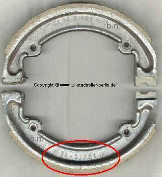 originale Bremsbacken