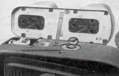 Doppelsitz, aufgeklappt