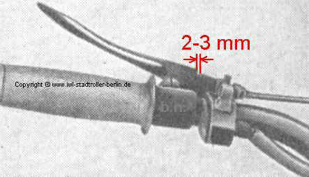 Kupplungshebel - Stellschraube