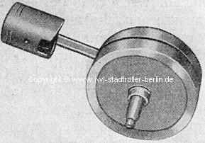 Kurbelwelle mit Pleuel und Kolben