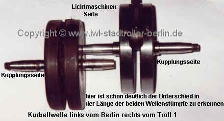 Kurbelwellenunterschied