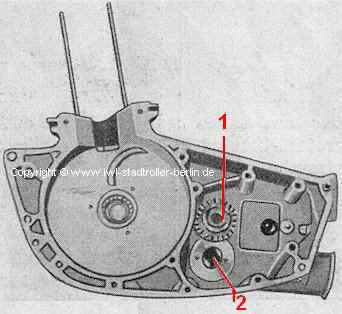 rechte Kurbelgeh�useh�lfte