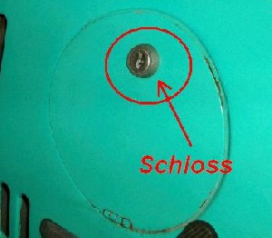 Seitendeckel mit Schloss