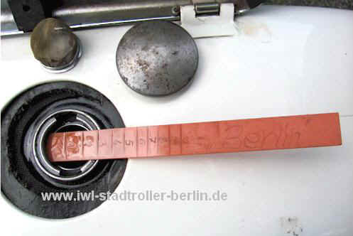 Original Peilstab f�r SR 59  ,,Berlin"