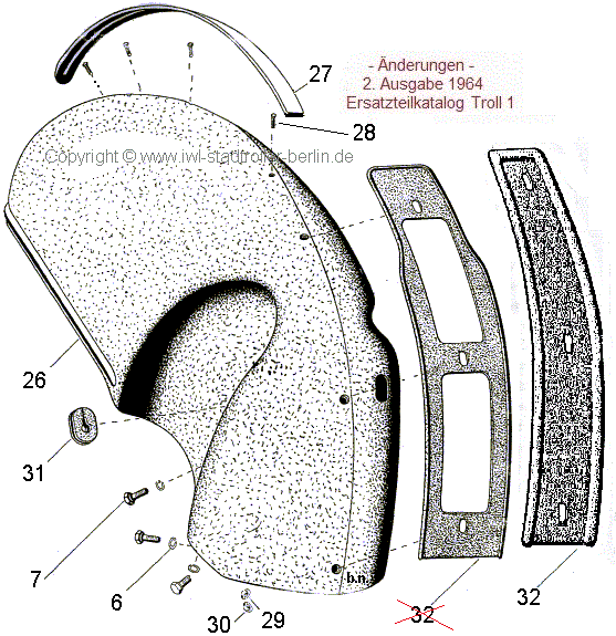  Vordergabel-Kotfl�gel  