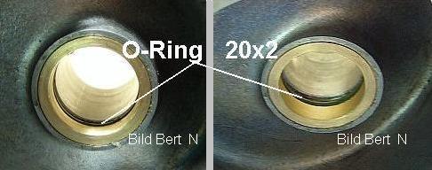 Kupplungsdeckel mit Buchse O-Ring / SR 59 Berlin 