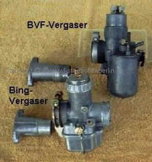 BVF- und Bing Vergaser